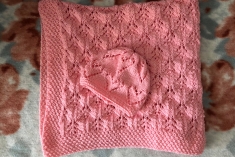 Detská ružová deka
