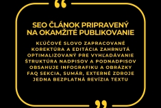 Napíšem vám článok pre váš e-shop blog alebo magazín