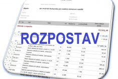 Položkový rozpočet stavby